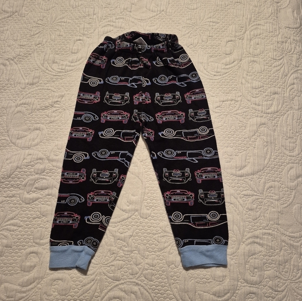 Gymboree boys size 2T Outlet pajama pants, car design black